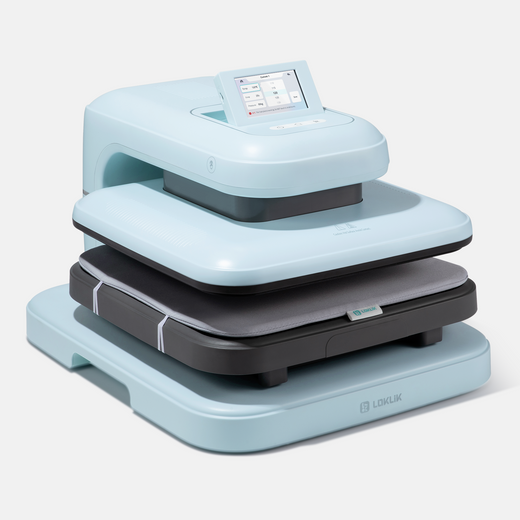 LOKLiK Auto Heat Press 2 - Smart 230V,Your Smartest Solution of Heat Transferring.For DTF,HTV,Sublimation,PUFF.Heat Press Machine for T shirt,hat,jacket,pillow,ceramic,hoodie, and more