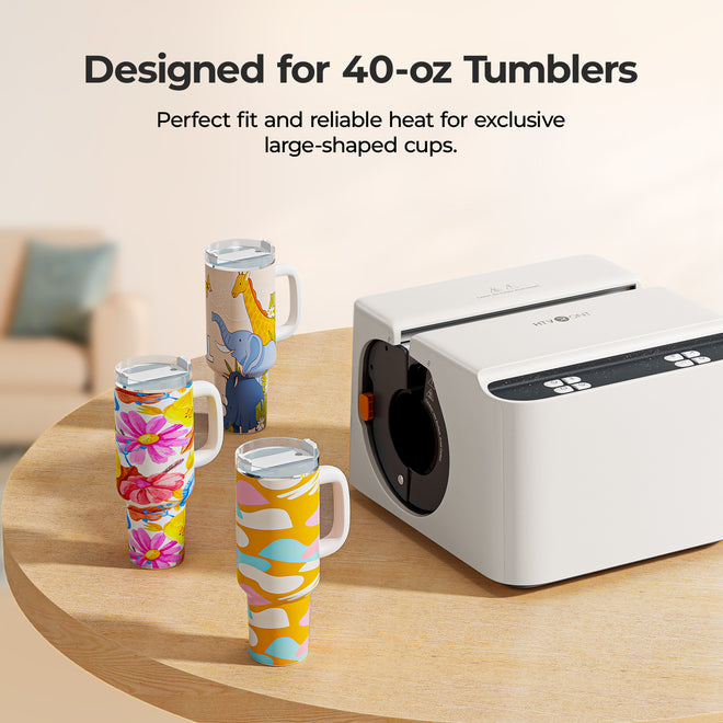 HTVRONT A200 Auto Tumbler Heat Press,  A200H Standard Kit B