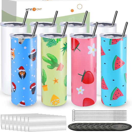 [Premium Bundle] Auto Tumbler Heat Press Machine 230V +Super Valued Premium Box(150pcs Sublimation Paper +8pack Sublimation Tumbler Blank- 20 OZ +4 Pack Sublimation Glass 16oz +Mini2 Machine+Sticker Paper*15+Tools ≥￡170)