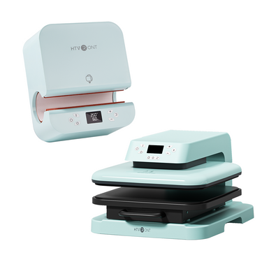 [Machine Bundle] Auto Heat Press + Tumbler Heat Press - Light Blue