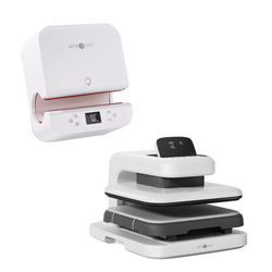 [Machine Bundle] Auto Heat Press + Tumbler Heat Press - Bubble Blue