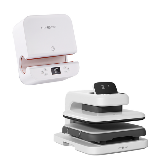 [Machine Bundle] Auto Heat Press + Tumbler Heat Press - Bubble Blue