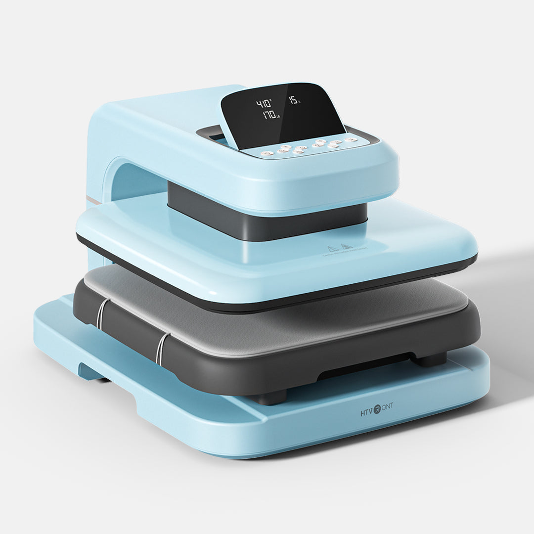 Auto heat press 2 - blue