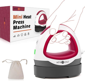 [Primary Bundle] Mini Heat Press Machine + HTV Bundle