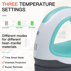 HTVRONT Mini Heat Press Machine + HTV & Sublimation Bundle