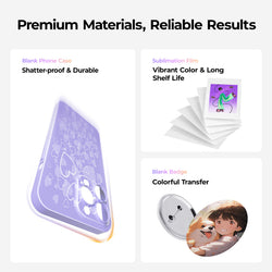 [All-in-One Bundle] HTVRONT H17 Phone Case Heat Press + HTVRONT Auto Heat Press + HTVRONT Tumbler Heat Press + Accessories Bundle