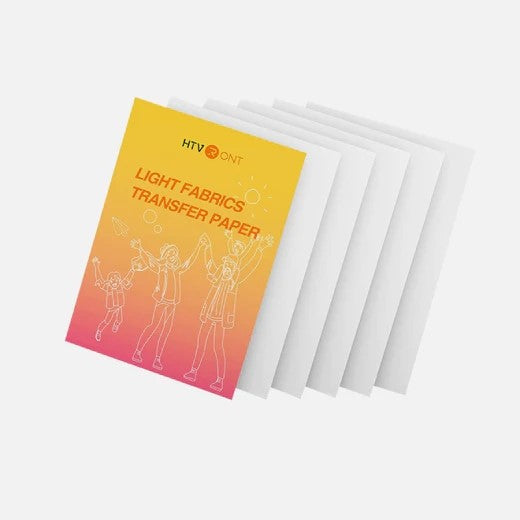 Heat Transfer Paper Light Fabric 8.5" X 11" 6 Pack