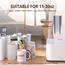 [Machine bundle]HTVRONT Auto Heat Press 2-15"x15" +Tumbler Heat Press