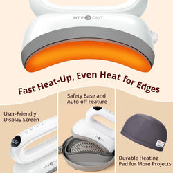 [All in one]HTVRONT Auto Heat Press 2+Tumbler Heat Press+Hat Heat Press+All in One Bundle(Multicolor HTV Roll*20+150 sheets Sublimation Paper A4+Sublimation HTV Roll+PUFF HTV*8+Tumbler Blanks*4+Canvas Bags*6+Cap*2+Tools≥237 ￡)