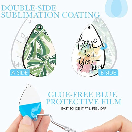 Sublimation Earring Blanks Bulk - 30 Pcs