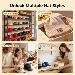 [All-in-one Bundle] Auto Heat Press + Tumbler Heat Press + Hat Heat Press + Accessories Bundle