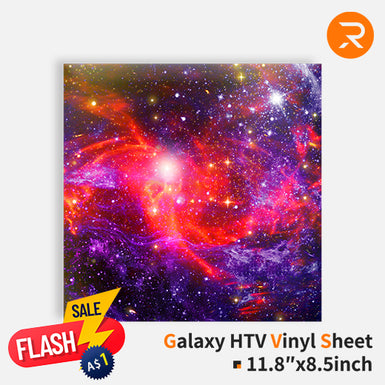 【Best Deal】Galaxy Heat Transfer Vinyl Sheet - 11.8"x8.5" Single Packs