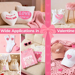 HTVRONT 2026 Valentine's Day Heat Transfer Vinyl 12"x10" - 13 Pack