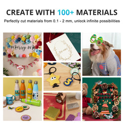 [Everything Bundle] LOKLiK iCraft™ Cutting Machine + Everything Bundle (36 sheets HTV, 8 sheets adhesive vinyl, 25 sheets printable vinyl, cutting mat, weeding tools)