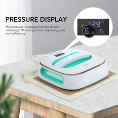 [Premium Bundle] T shirt Heat Press Machine - 10"X10"&Premium Box(Sublimation Paper*150+20Rolls HTV-20colors+Sublimation HTV+PTFE Teflon Sheet*3 ≥￡100)
