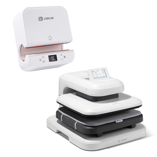[Machine bundle]LOKLiK Auto Heat Press 2-15"x15" +Tumbler Heat Press