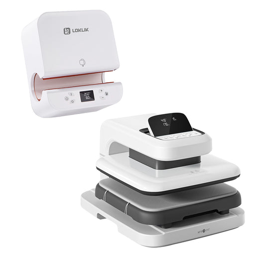 [Machine bundle]HTVRONT Auto Heat Press 2-15"x15" +Tumbler Heat Press