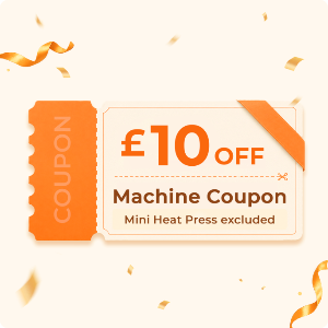 £10 OFF Machine Coupon (Mini Heat Press excluded)