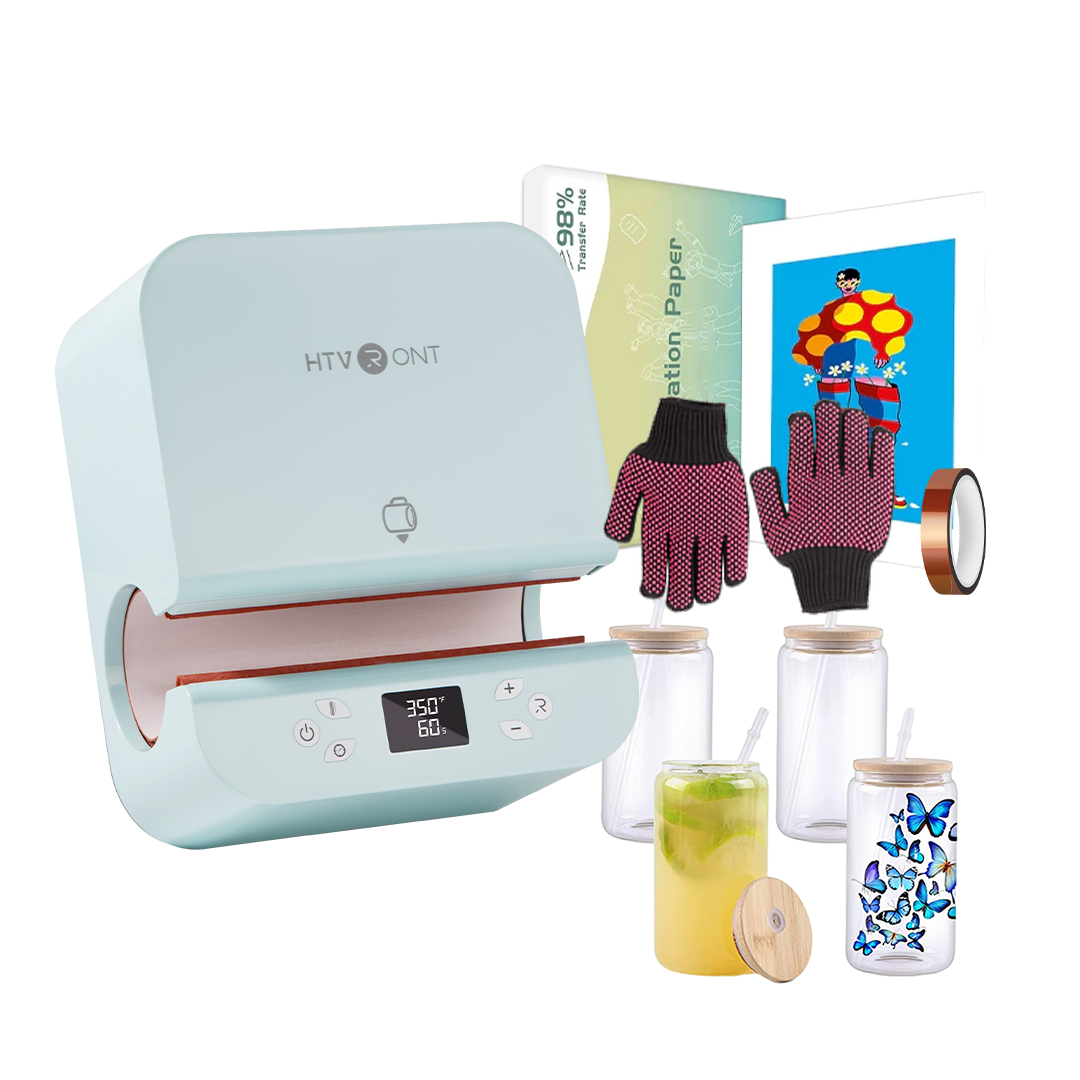 HTVRONT Auto Tumbler Heat Press 230V - Suits Various Tumbler,Mug,Glass,Cup&Bottle 10-30oz