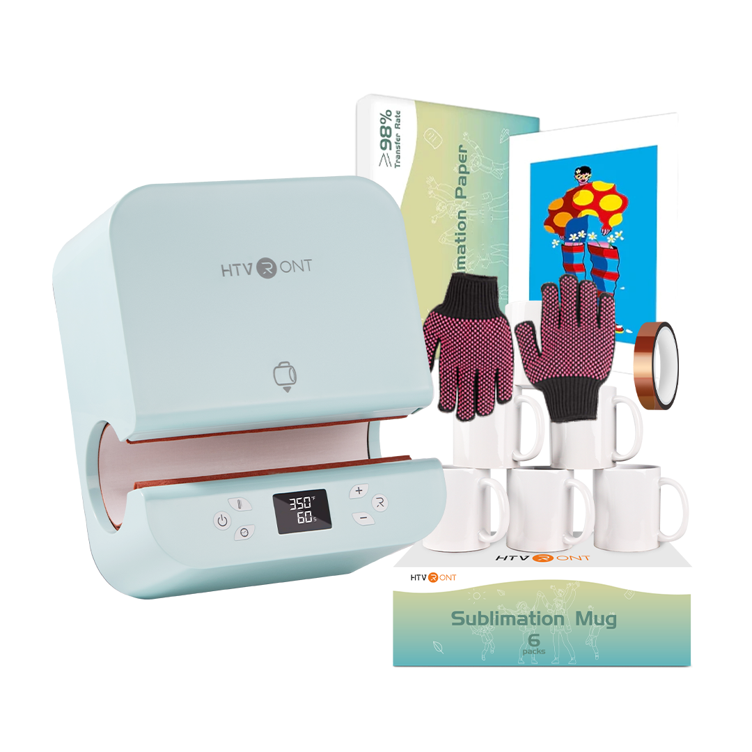 HTVRONT Auto Tumbler Heat Press 230V - Suits Various Tumbler,Mug,Glass,Cup&Bottle 10-30oz