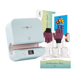 [Mugs Bundle] Tumbler Heat Press + Mugs Essential Bundle - Light Blue