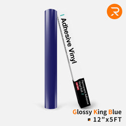 Permanent Adhesive Vinyl Roll - 12"x5 Ft （35 Colors)