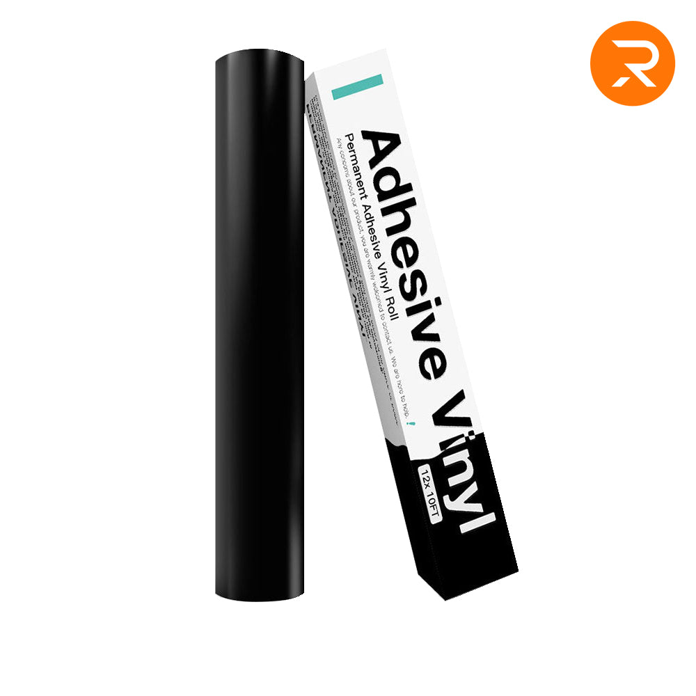 Permanent Adhesive Vinyl Roll 12"x10 Ft （35 Colours)