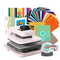 [Premium Bundle] Auto Heat Press Machine 2 + Heat Press Accessories Premium Bundle - Pastel Pink
