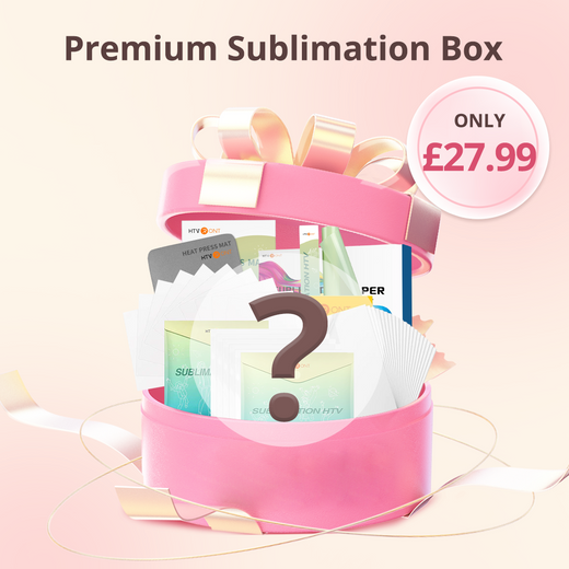Premium Sublimation Box (Sublimation Paper & HTV  Random Material)