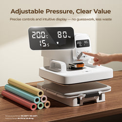 HTVRONT A100 Auto Multi Heat Press, Start-Up Kit