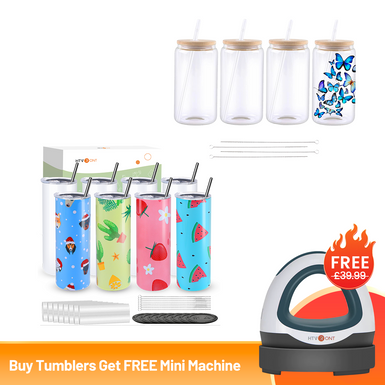 Buy Tumbler Blanks Get Free Mini Heat Press