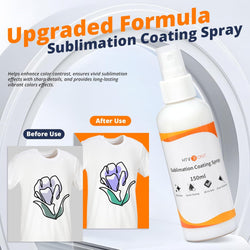 Sublimation Coating Spray for Cotton Shirts - Upgrade Version 150ml