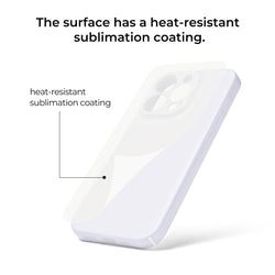 [Pre-Order] Sublimation Blank Glossy Phone Case Set - 6 Pcs,For H17 Phone Case Heat Press