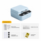 HTVRONT H17 Phone Case Heat Press Standard Kit (Included Fixture Set x1, Sublimation Film(A4) x 5, Sublimation Badge(58 mm) x 3, Tools)