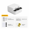 HTVRONT H17 Phone Case Heat Press Standard Kit (Included Fixture Set x1, Sublimation Film(A4) x 5, Sublimation Badge(58 mm) x 3, Tools)