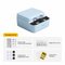 HTVRONT H17 Phone Case Heat Press Standard Kit (Included Fixture Set x1, Sublimation Film(A4) x 5, Sublimation Badge(58 mm) x 3, Tools)