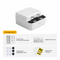 HTVRONT H17 Phone Case Heat Press Standard Kit (Included Fixture Set x1, Sublimation Film(A4) x 5, Sublimation Badge(58 mm) x 3, Tools)