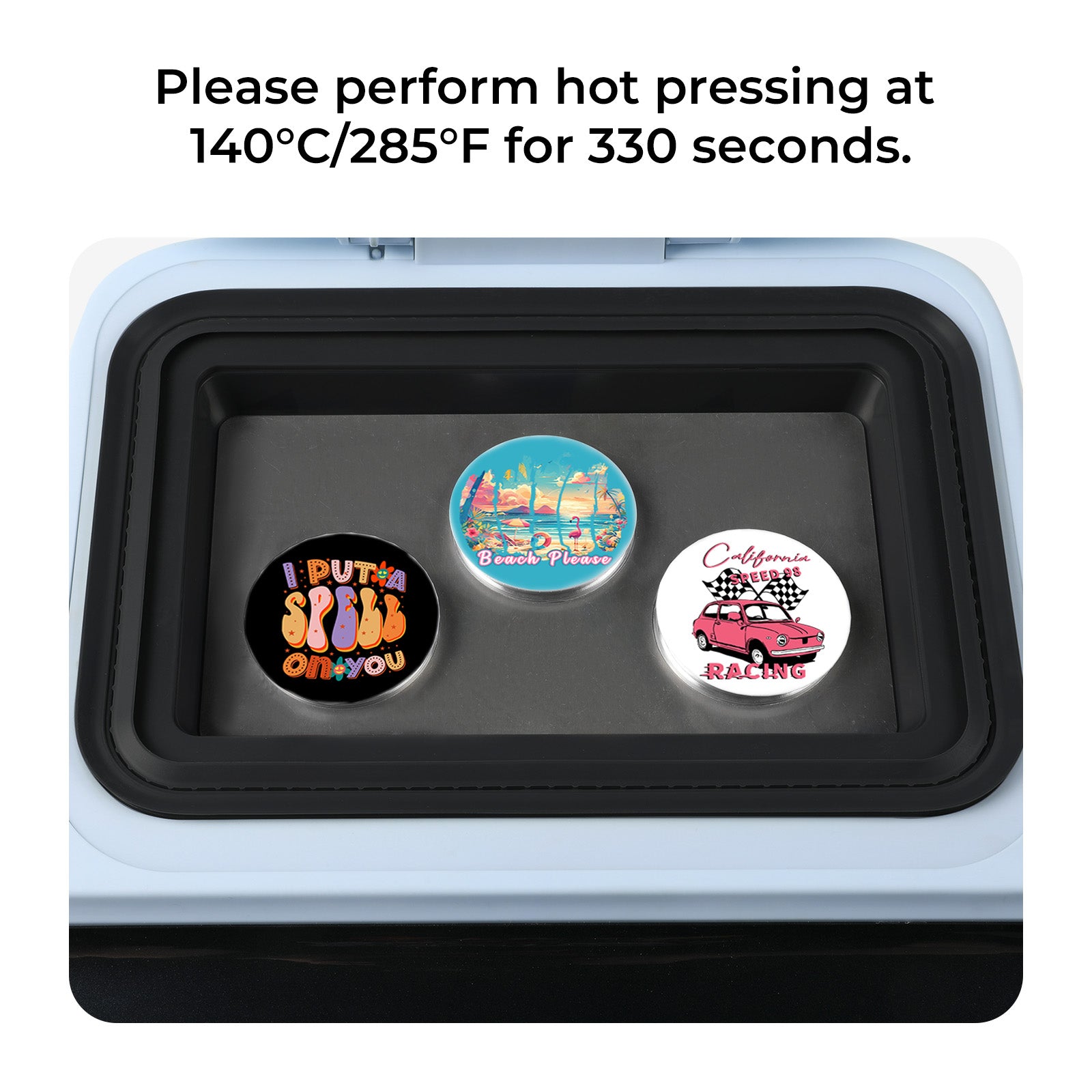 58mm Sublimation Badge - 3 Pcs/60 Pcs, For H17 Phone Case Heat Press