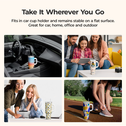 2 Pack 40oz Sublimation Tumbler Blanks With Handle, Suitable For A200H Auto Handle Tumbler Heat Press