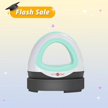 [Special Price] HTVRONT Mini Heat Press Machine  - (4 Colors) - Portable Heat Press for T-Shirt, Hat, Shoes, and Bag