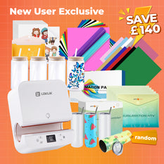 [New Customers Exclusive]Auto Tumbler Heat Press Machine+New Customers Bundle(Sublimation Paper*30+Tumbler*8+ Permanent Vinyl*14)