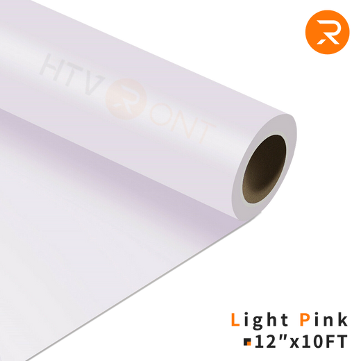 Heat Transfer Vinyl Roll - 12"x10 Ft Light Pink