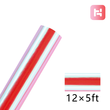 Holographic Adhesive Vinyl Roll - 12"x5 Ft