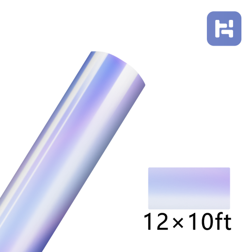 Holographic Adhesive Vinyl Roll - 12"x10 Ft (8 Colors) [Special]