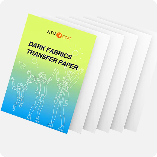 Heat Transfer Paper Dark Fabric 8.5" X 11" 6 Pack