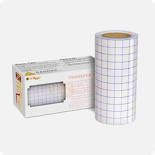 Clear Vinyl Transfer Tape Roll - 6"x10 Ft