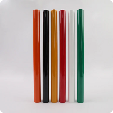 Heat Transfer Vinyl Bundle - 12"x5 Ft (6 Assorted Colors）