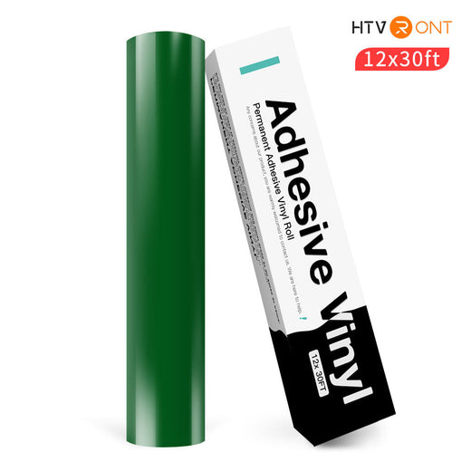 Permanent Adhesive Vinyl Roll - 12"x30 Ft Green