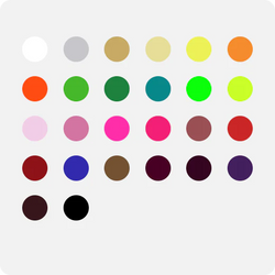 Heat Transfer Vinyl Bundle - 12"x10" 36 Pack（26 Assorted Colors）