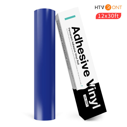 Permanent Adhesive Vinyl Roll - 12"x30 Ft Sky Blue